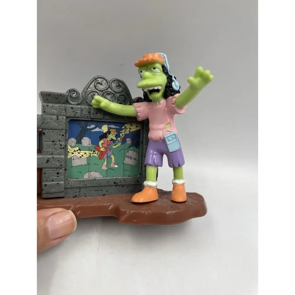 Vtg 2002 Burger King Simpsons Kids Meal Creepy Classics Toy Horror Zombie Otto